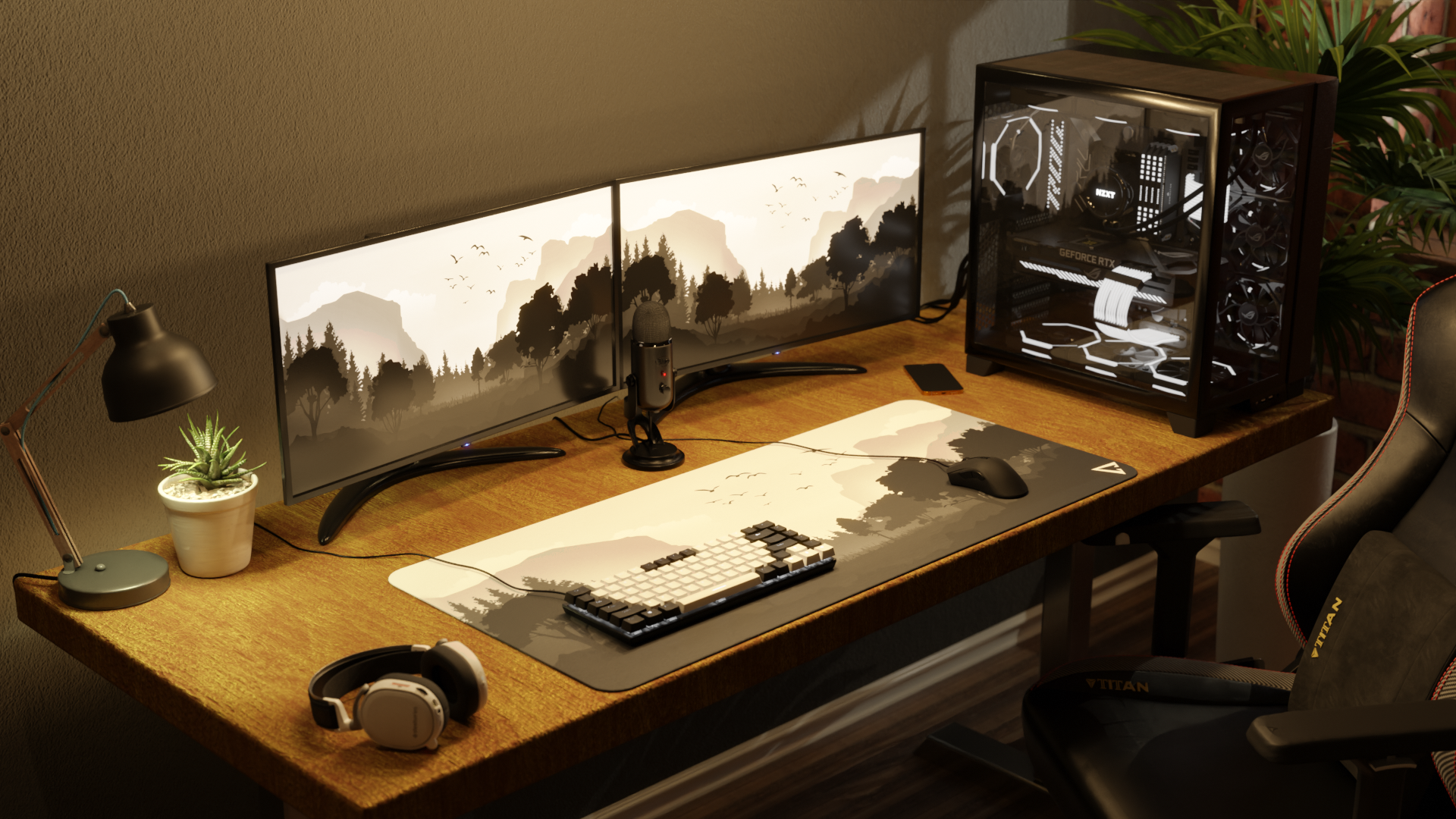 Calm Valley Monochrome - Image 4