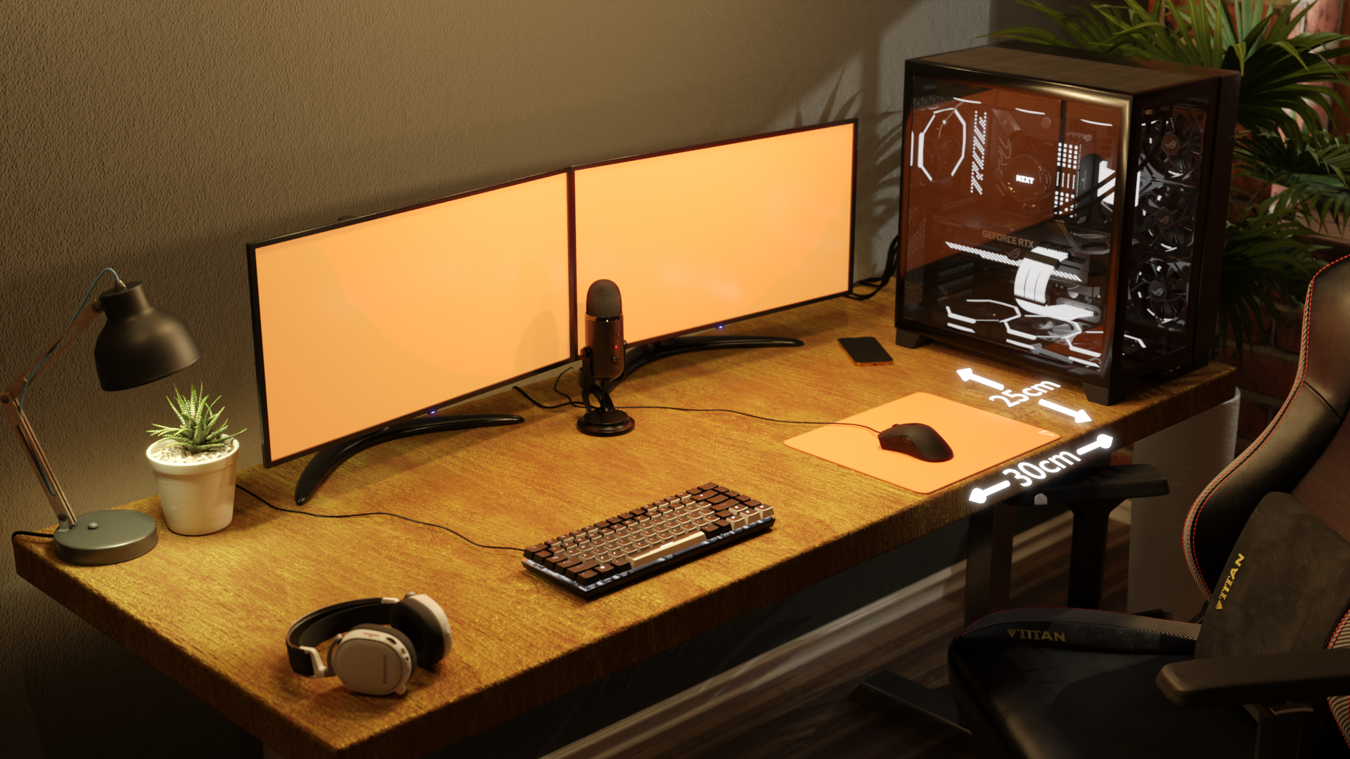 Orange Mousepad - Image 11