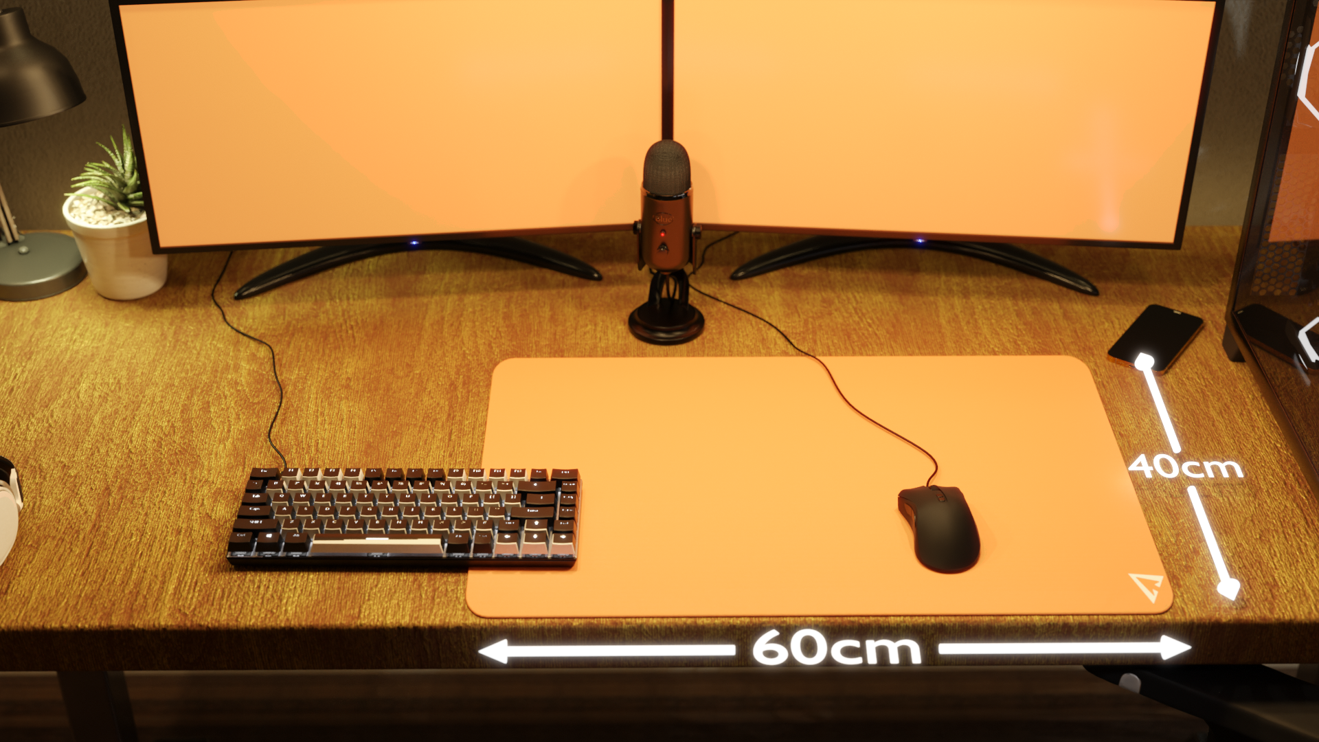 Orange Mousepad - Image 10