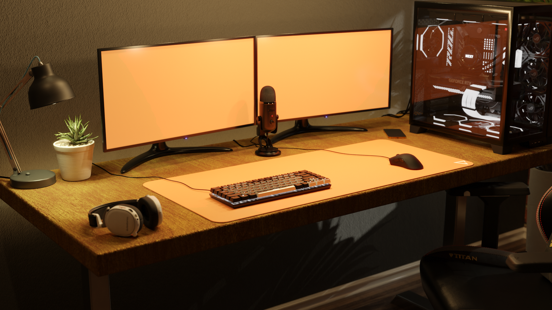 Orange Mousepad - Image 4