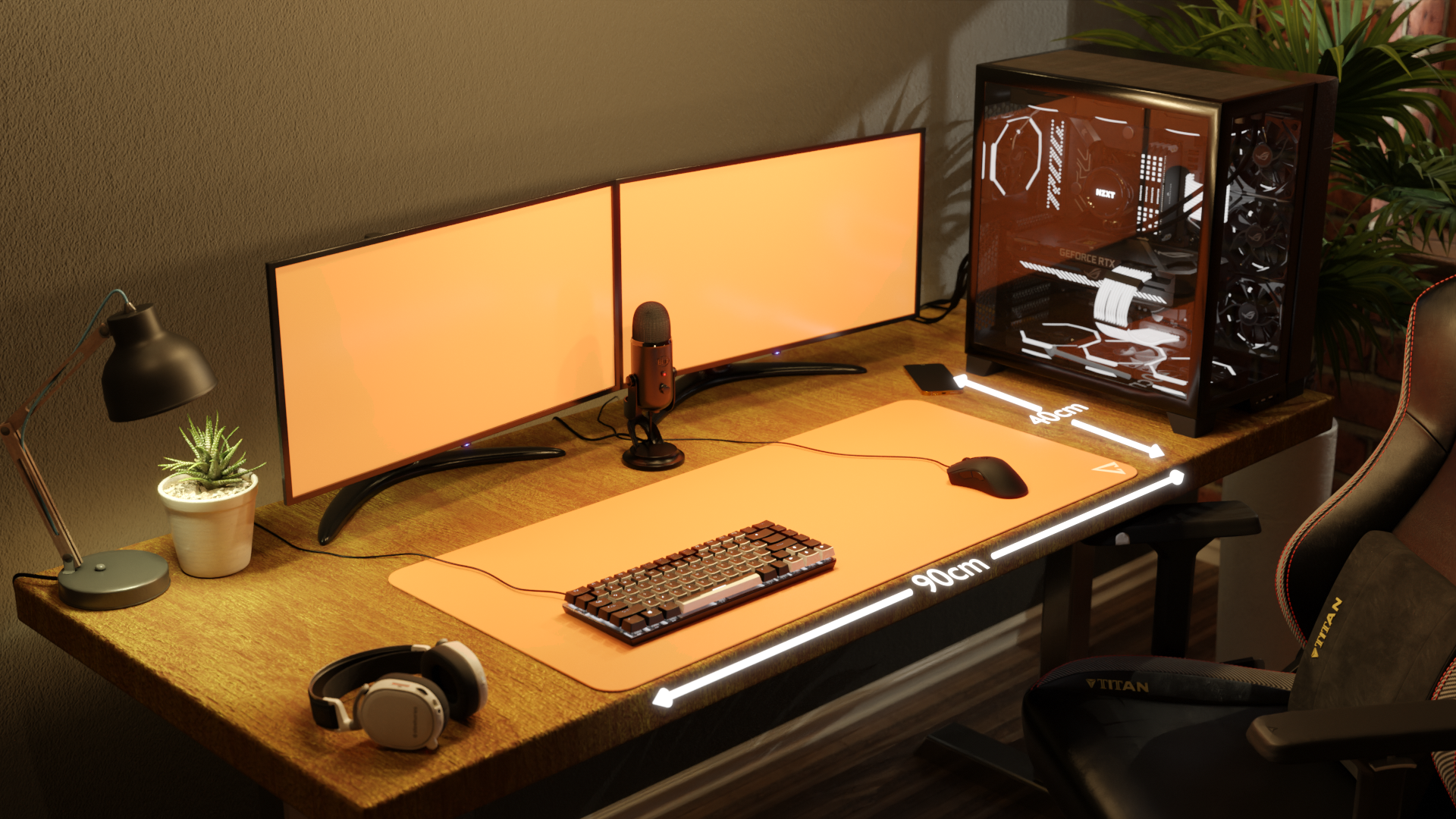 Orange Mousepad - Image 7