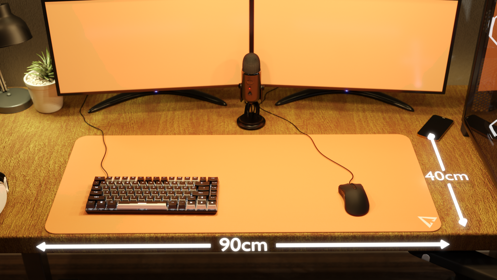 Orange Mousepad - Image 8