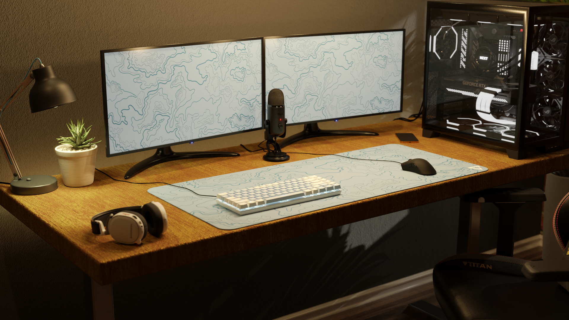 Topographic Blue V2 - Image 4