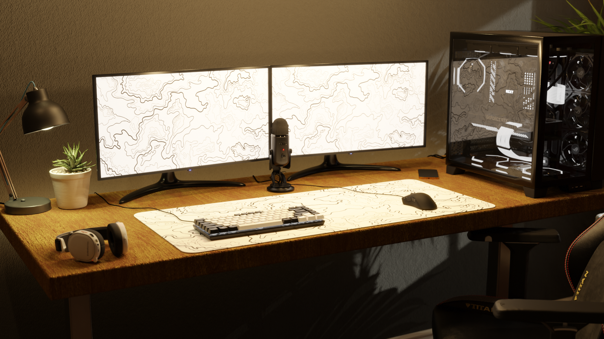 Topographic White V2 - Image 3