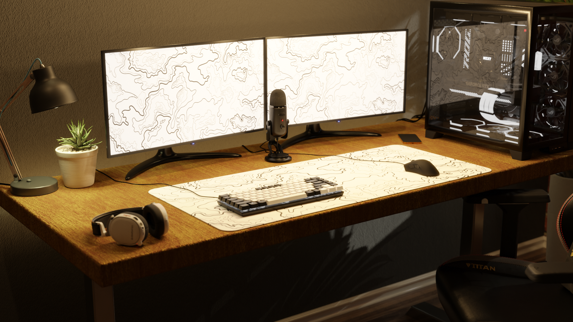 Topographic White V2 - Image 4