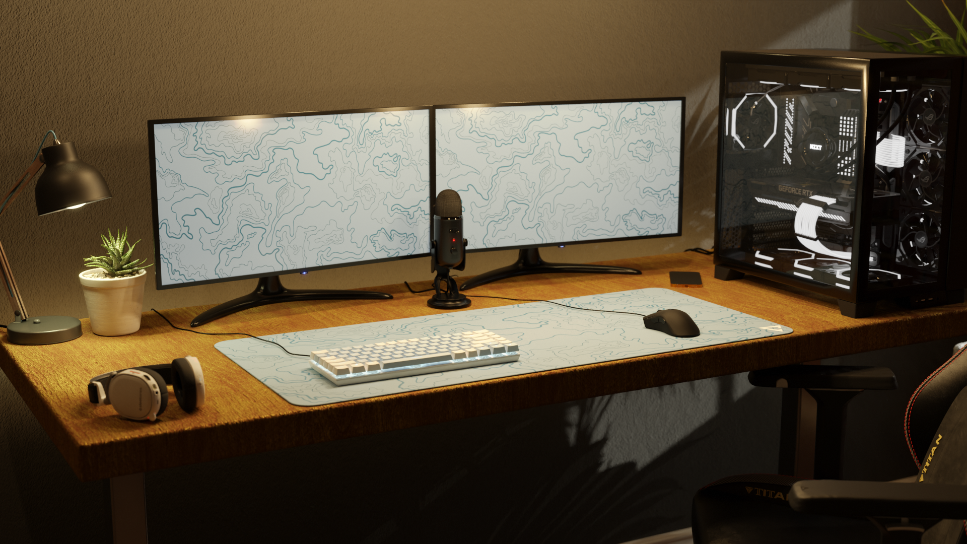 Topographic Blue V2 - Image 3