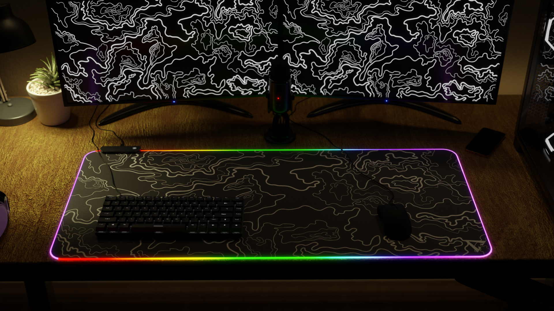 Topographic Black V2 - LED - Image 4