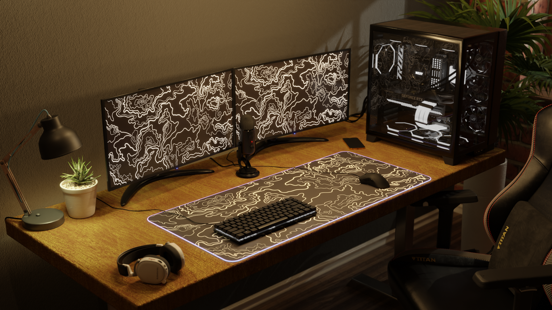 Topographic Black V2 - LED - Image 5