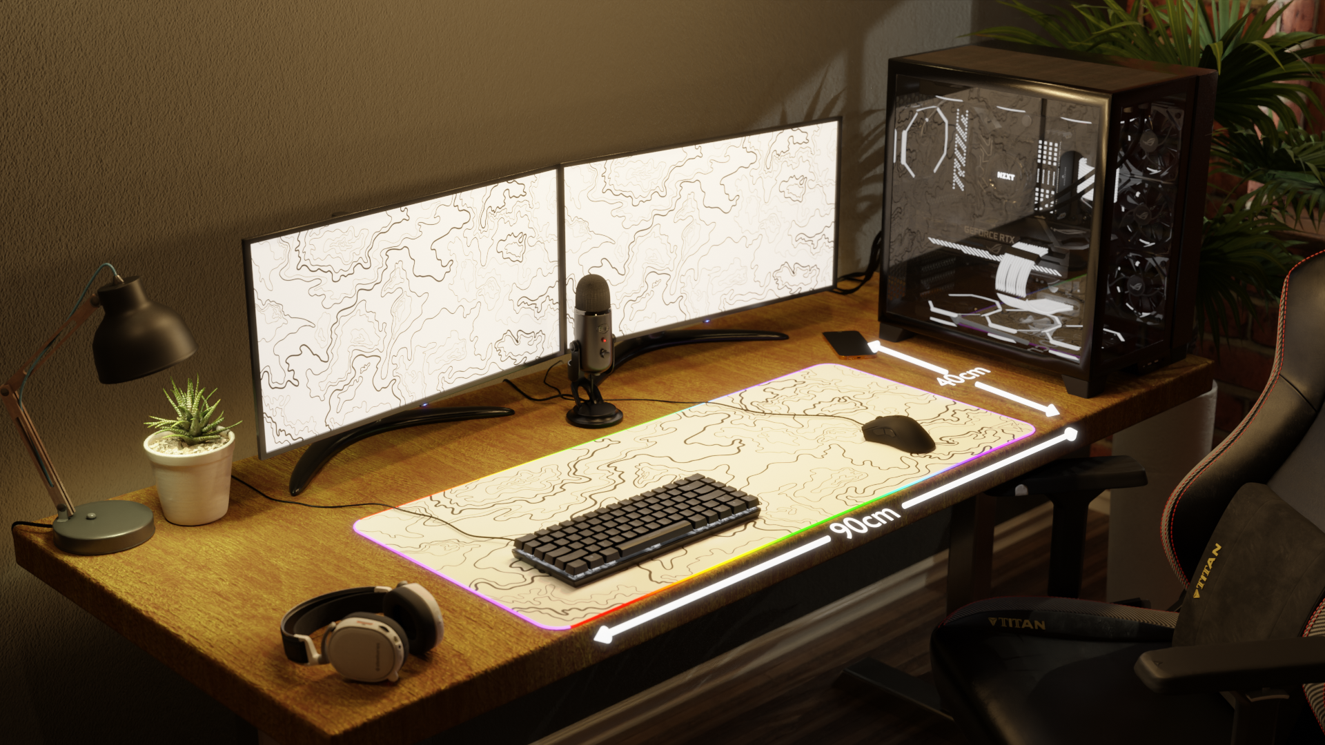 Topographic White V2 - LED - Image 8