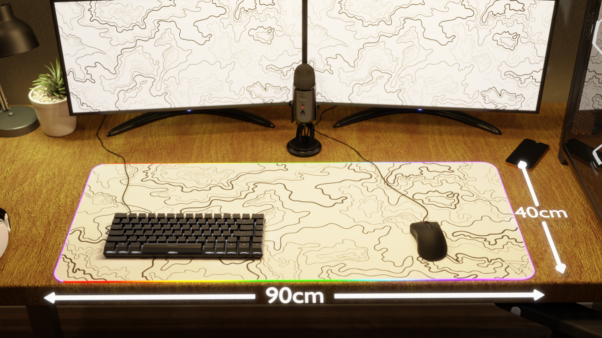 Topographic White V2 - LED - Image 9