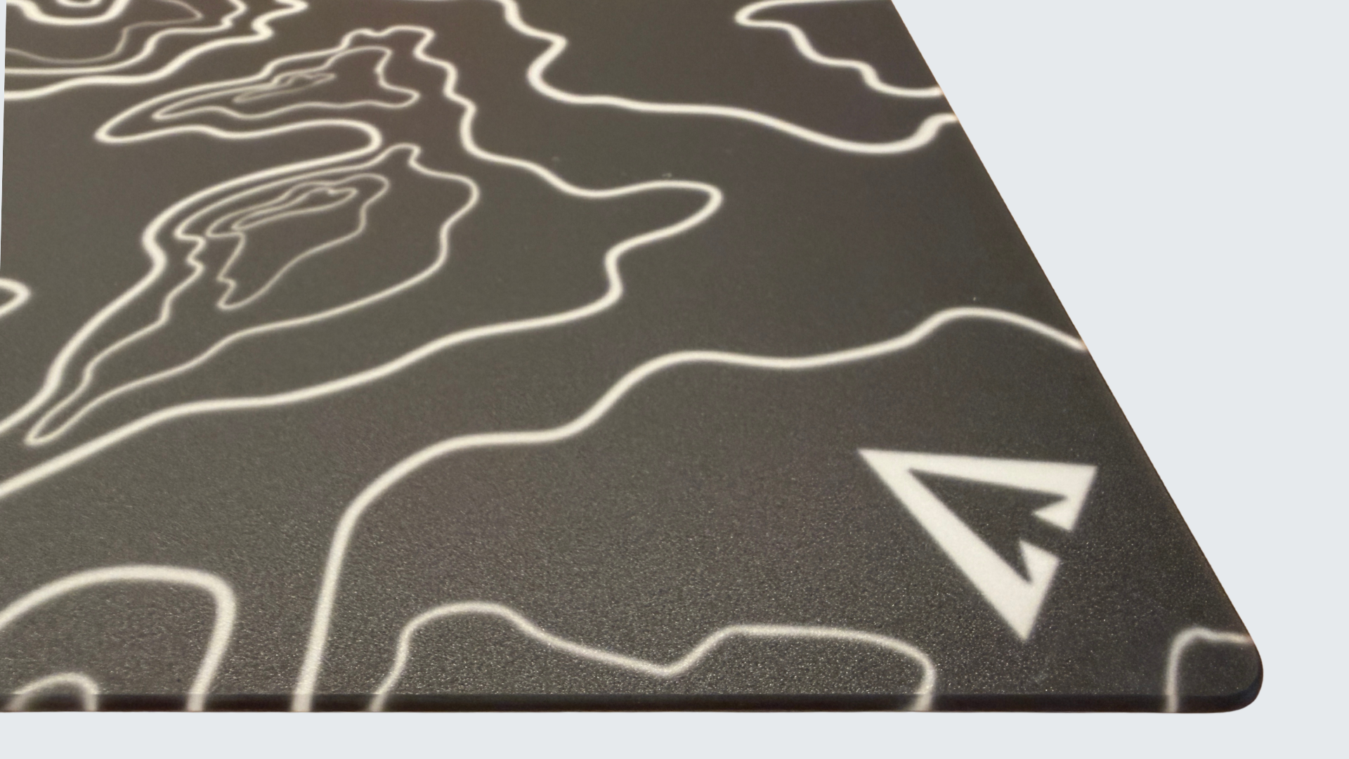 Topographic Black Glass Mousepad - Image 8